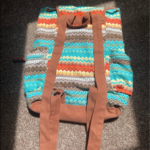 Bohemian Canvas Backpack - Picture 9 of 12